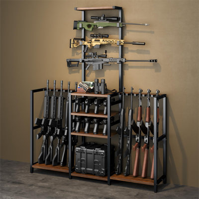kepptory Indoor Gun Racks, Floor Standing Gun Display Stand